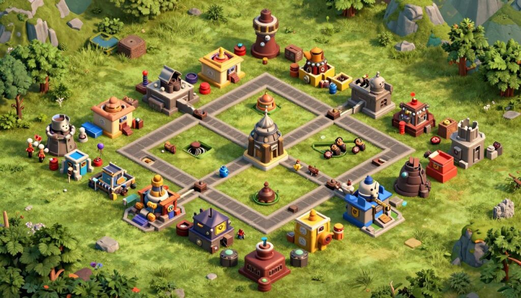 Clash of Clans TH8 Base Layouts