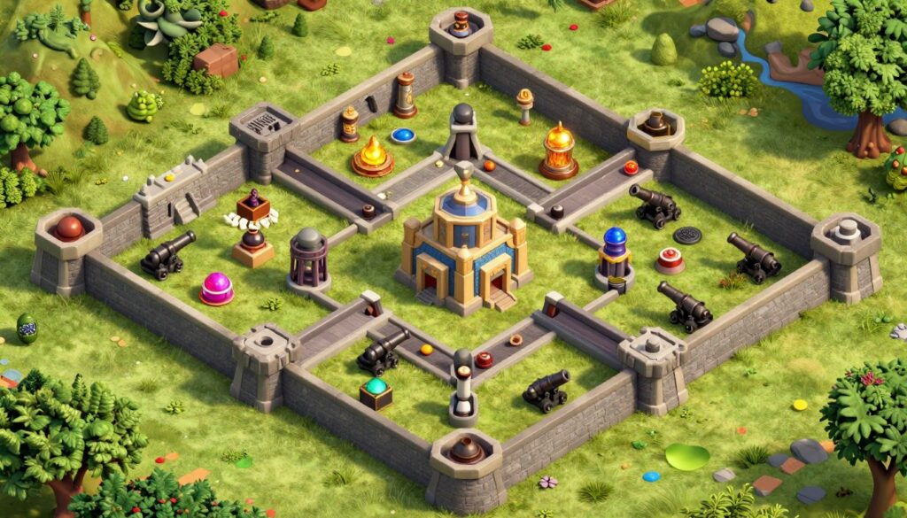 Clash of Clans Town Hall 9 Base Design